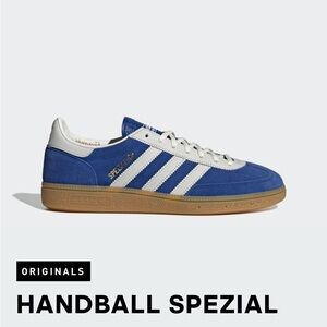 Adidas Spezial Blue and White Sneakers